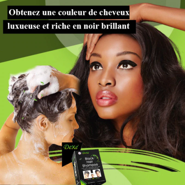 DEXE™ Shampooing Cheveux Noirs (10 sachets de 25ml) - Image 5