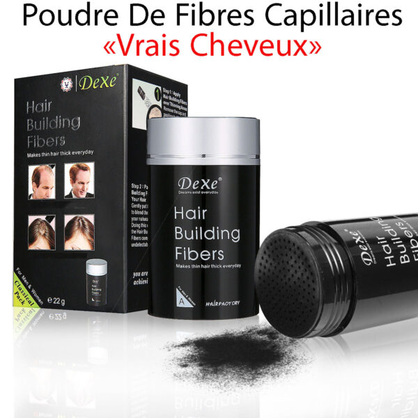 Poudre de fibre capilaire